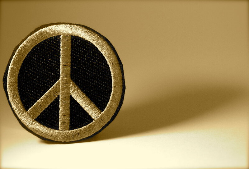 peace symbol patch