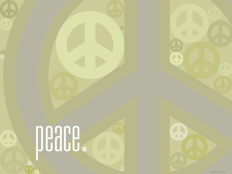 peace symbol pattern background