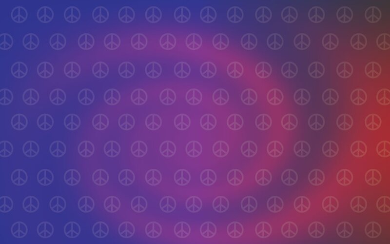 peace symbol pattern background