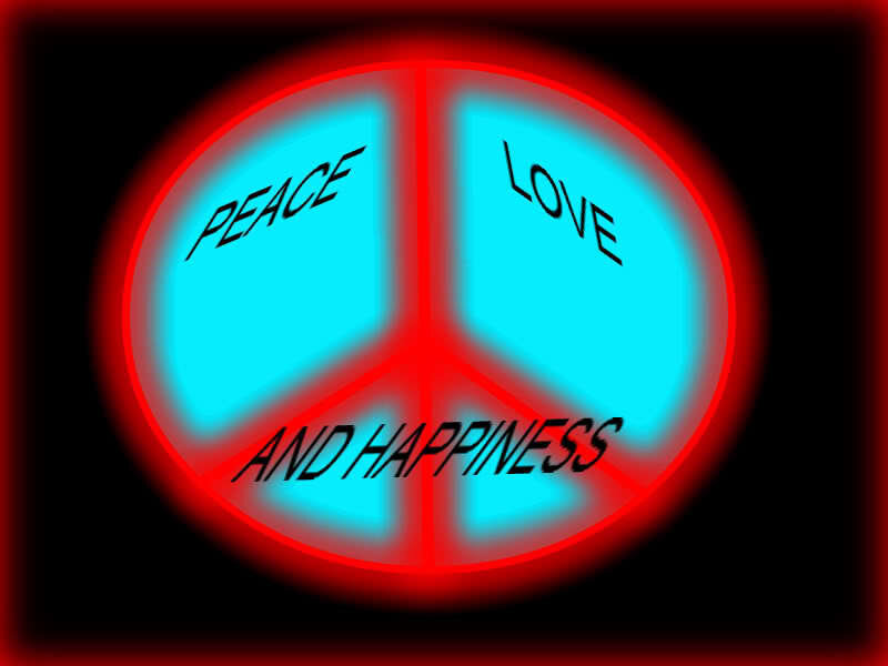 Peace Symbol with Text