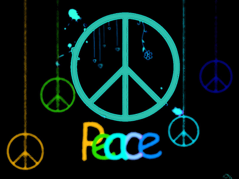 Peace Symbols and Text