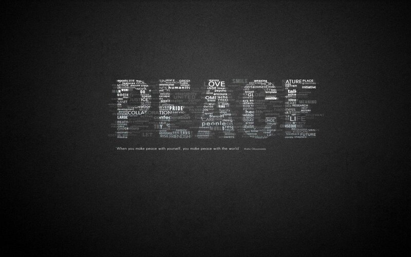 peace with the world