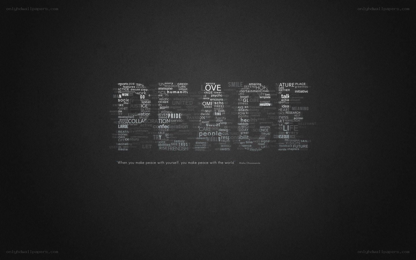 peace with the world