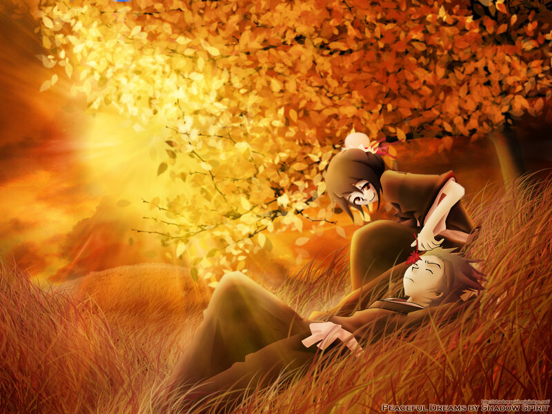 Peaceful dreams in autumn