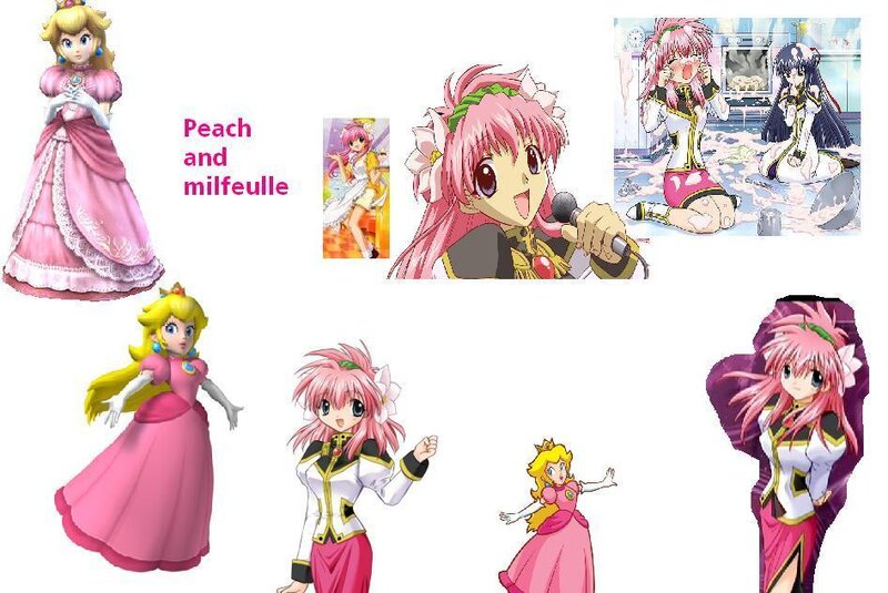 Peach and Milfeulle characters