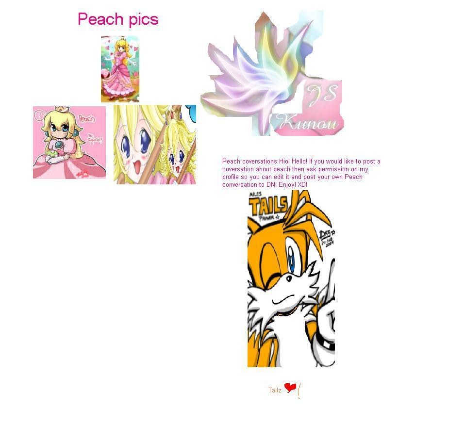 Peach fan art collection