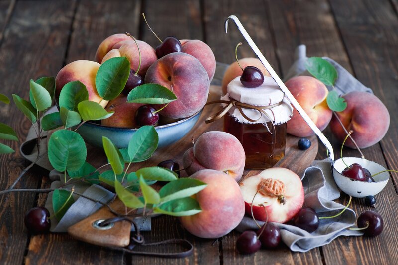 Peaches and Cherries