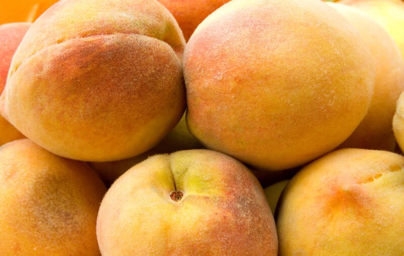 Peaches in a Pile