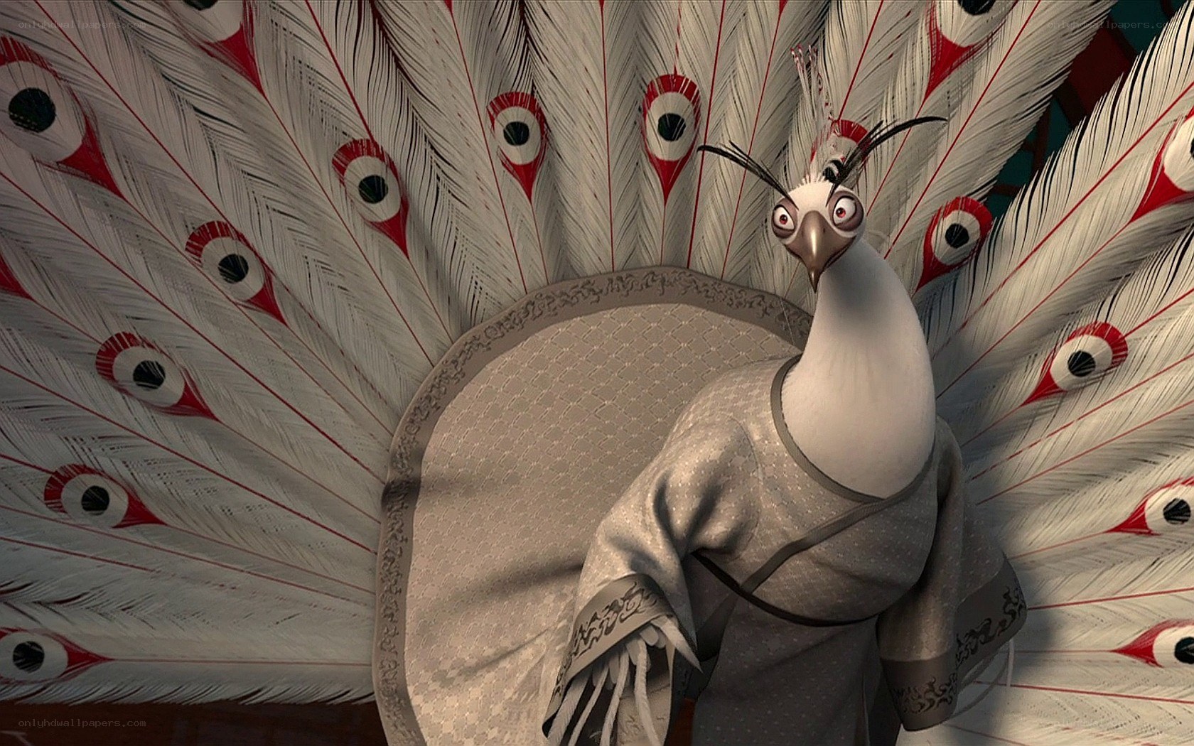 Peacock character from Kung Fu Panda