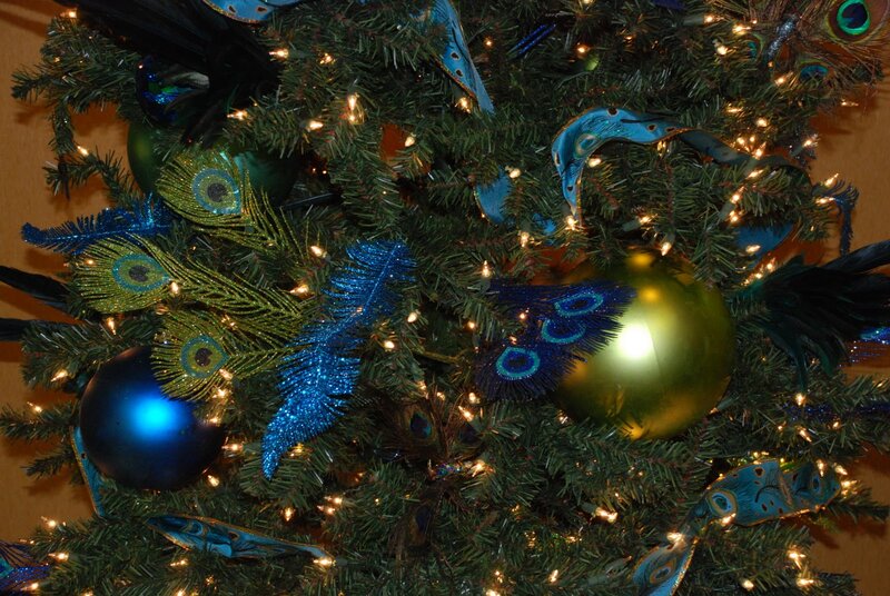 Peacock Feather Ornaments