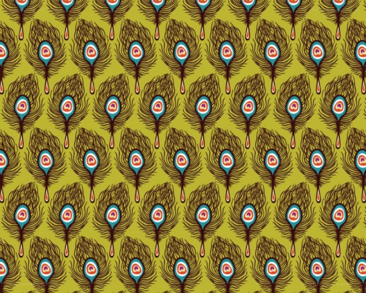 peacock feather pattern