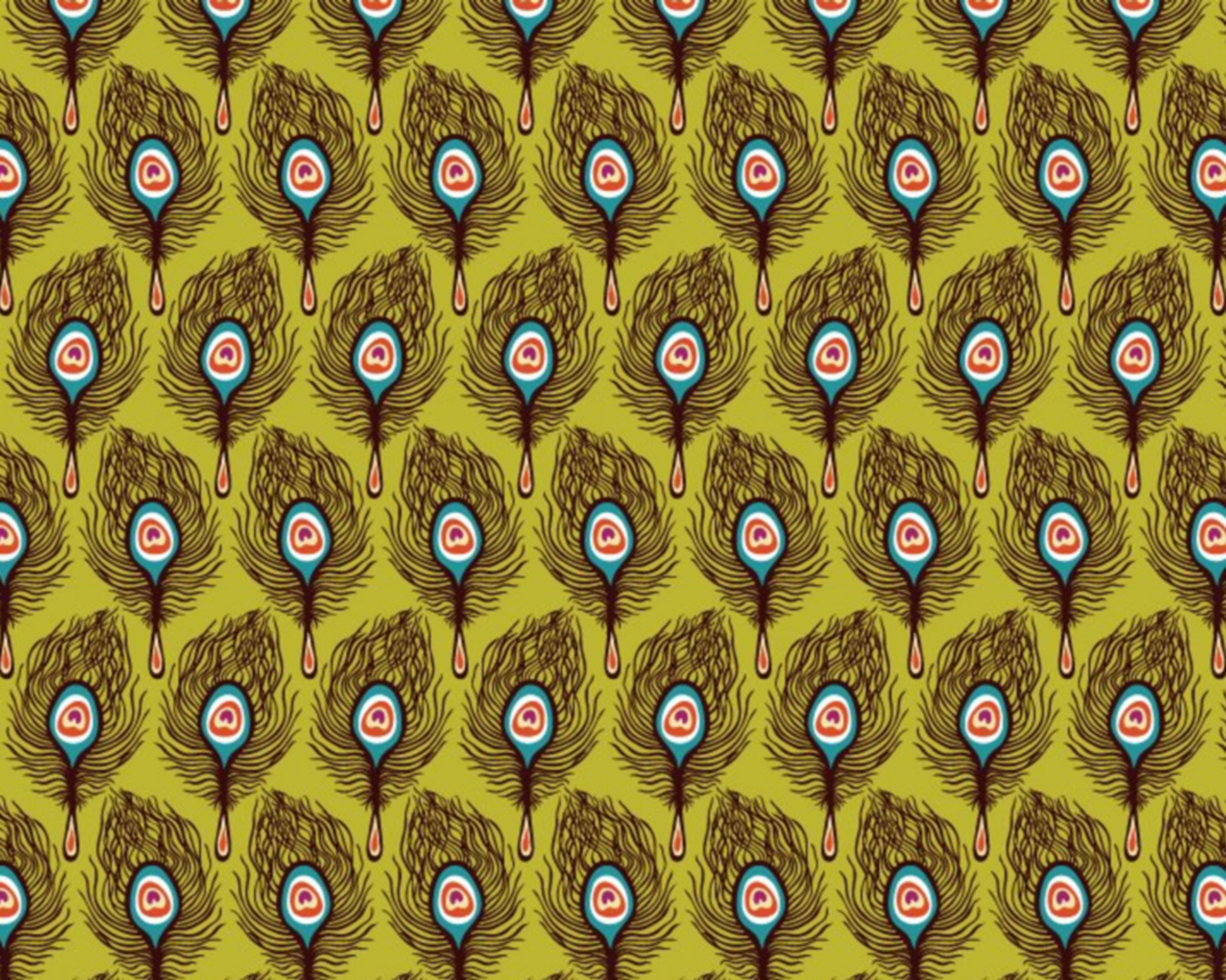 peacock feather pattern