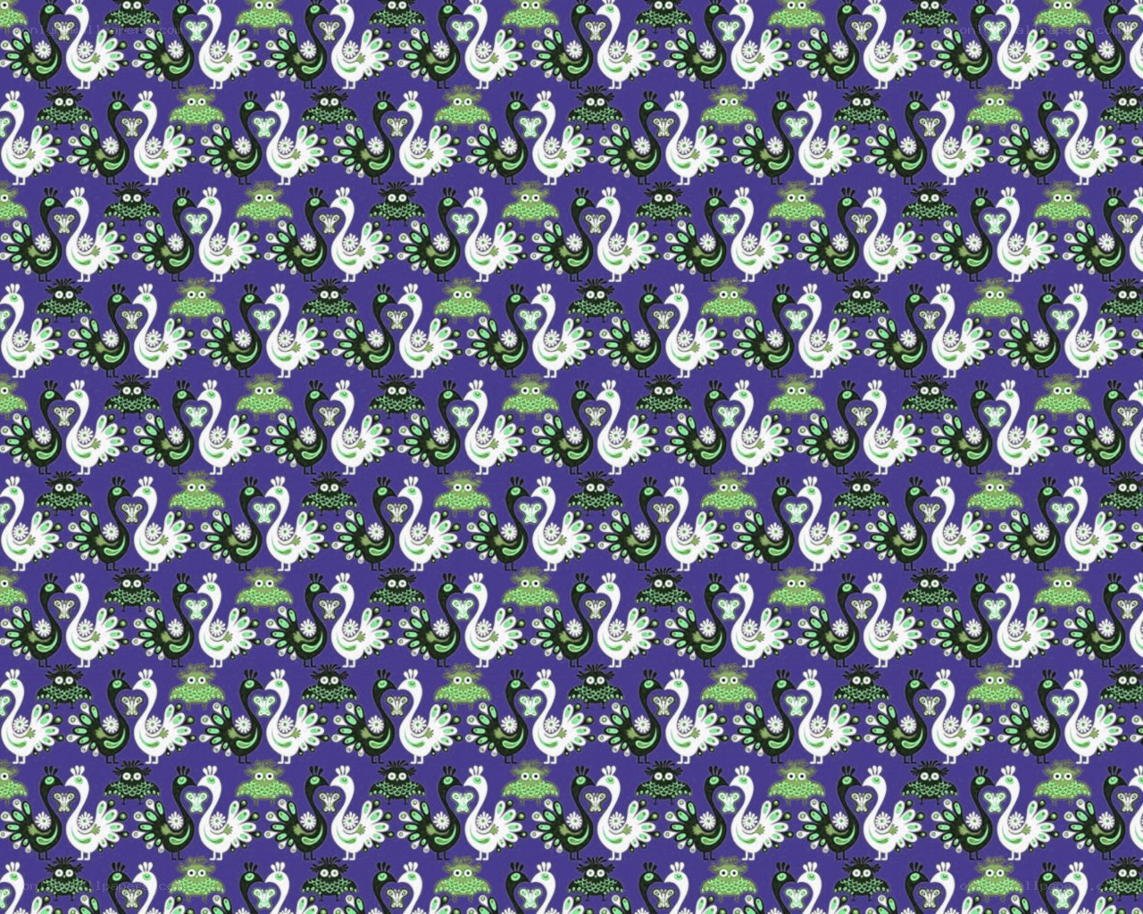 peacock pattern design