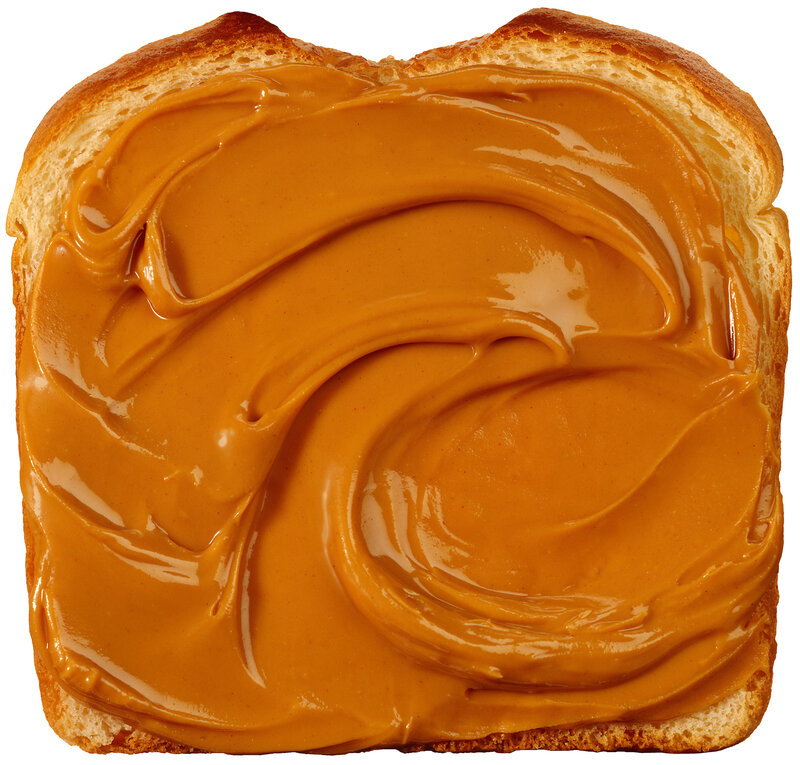 peanut butter on toast