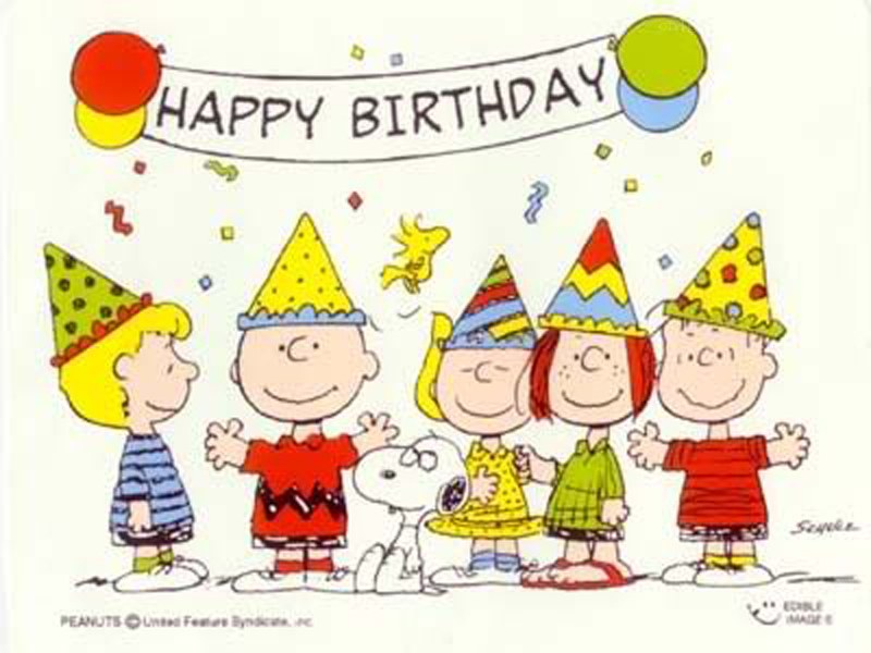 Peanuts birthday celebration