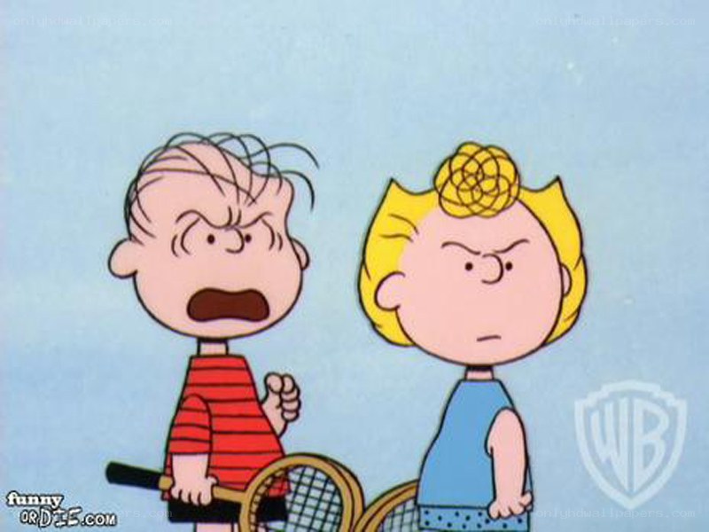 Peanuts characters in anger