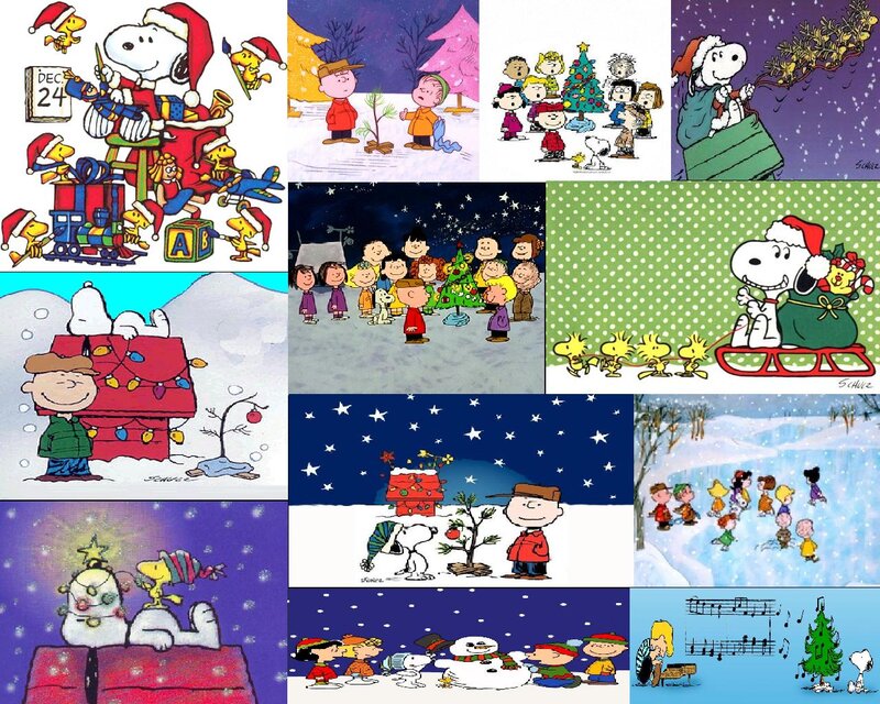 Peanuts Characters in Winter — Green