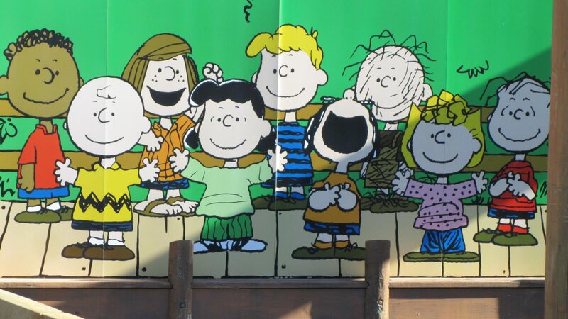 Peanuts Characters Mural