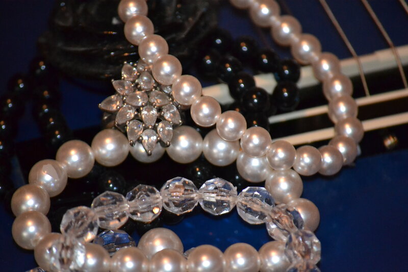 Pearl and Crystal Necklaces