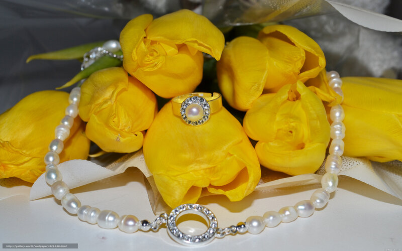 Pearl and Diamond Jewelry — Yellow