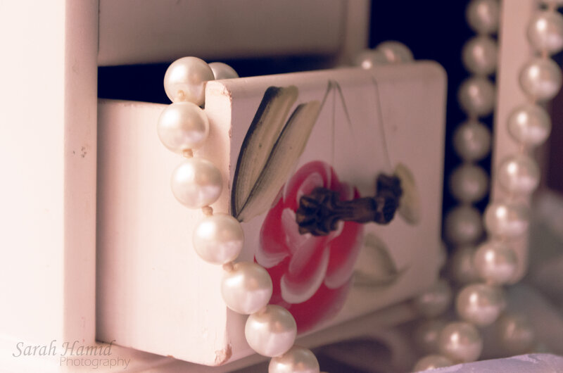 Pearl Necklace on Drawer
