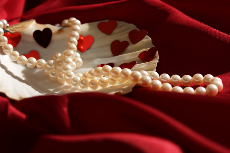 Pearl Necklace on Shell