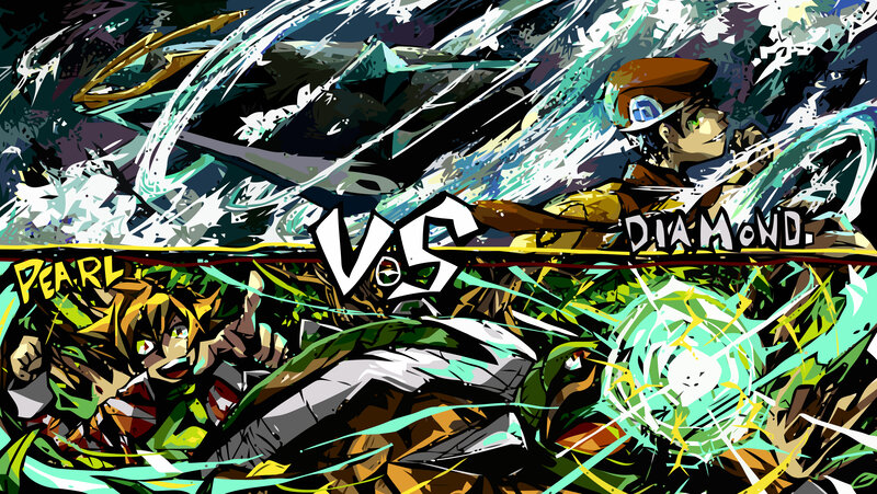 Pearl vs Diamond battle