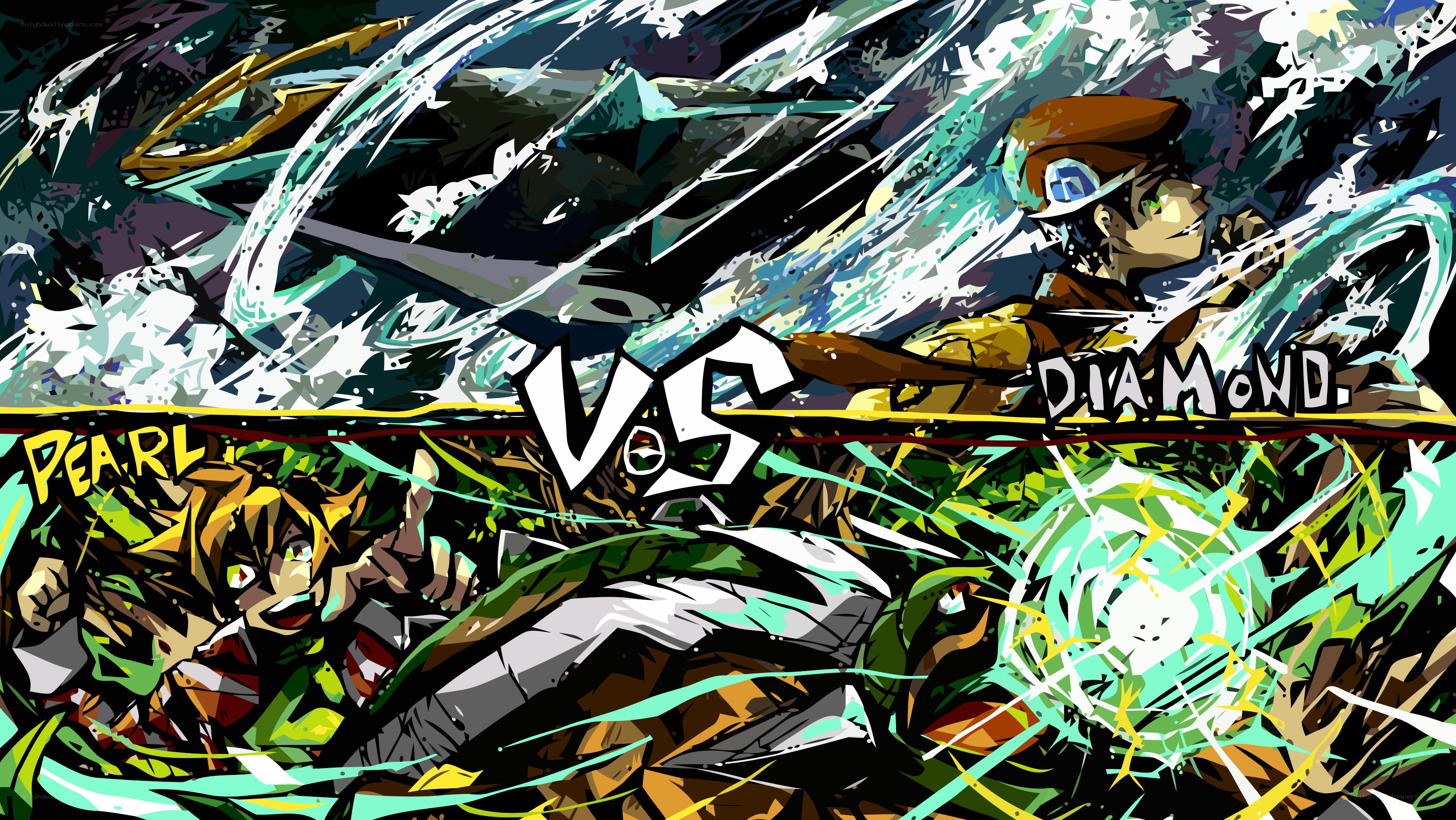 Pearl vs Diamond battle