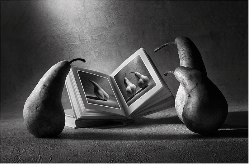 Pears and Open Book