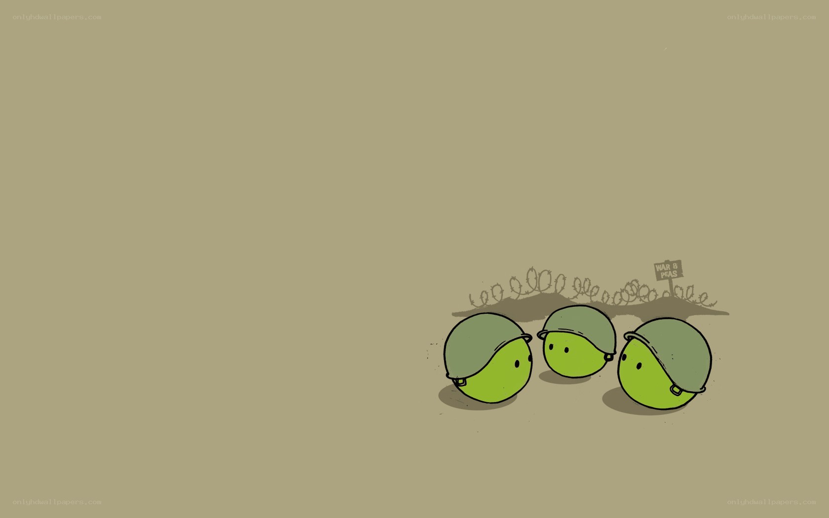 Peas in a war zone