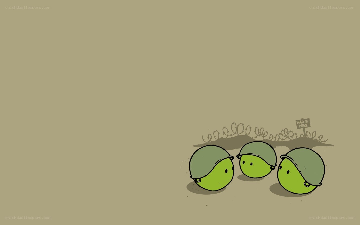 Peas in a war zone