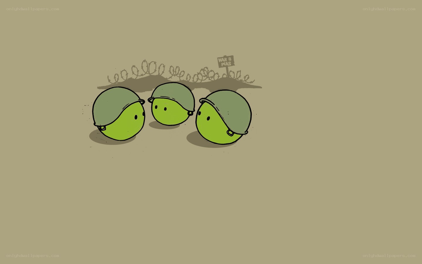 Peas in a war zone