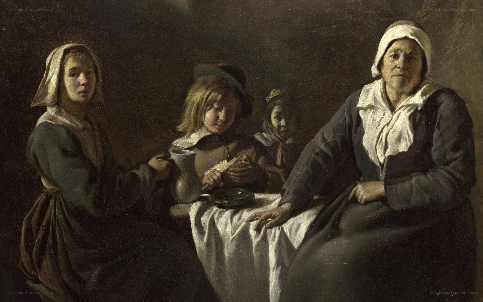 Peasant Family at Table