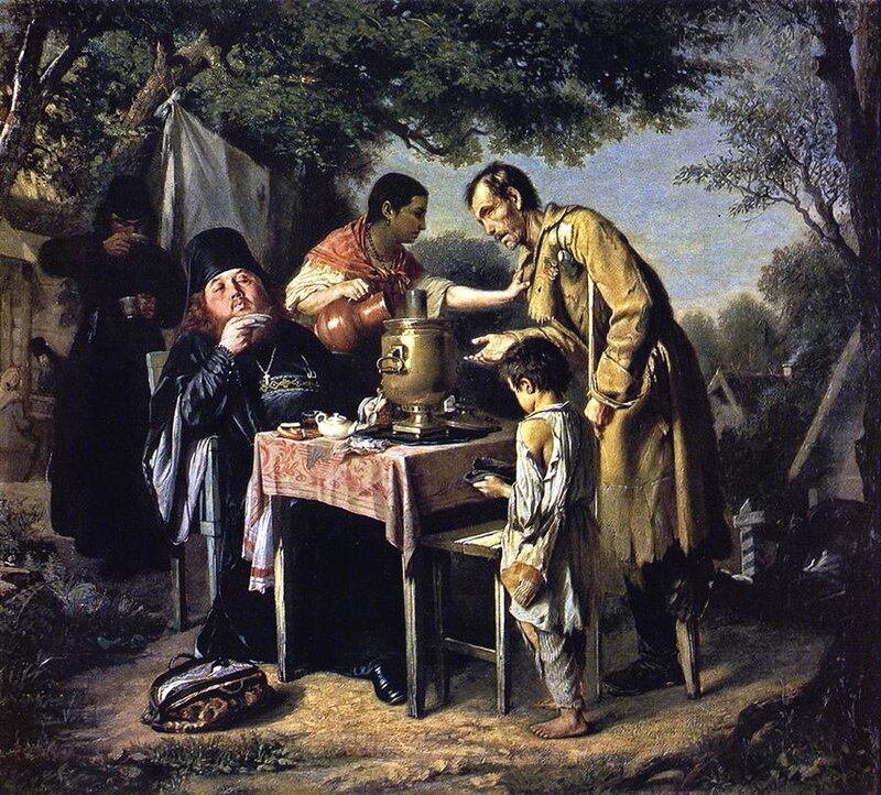 Peasants at Outdoor Table