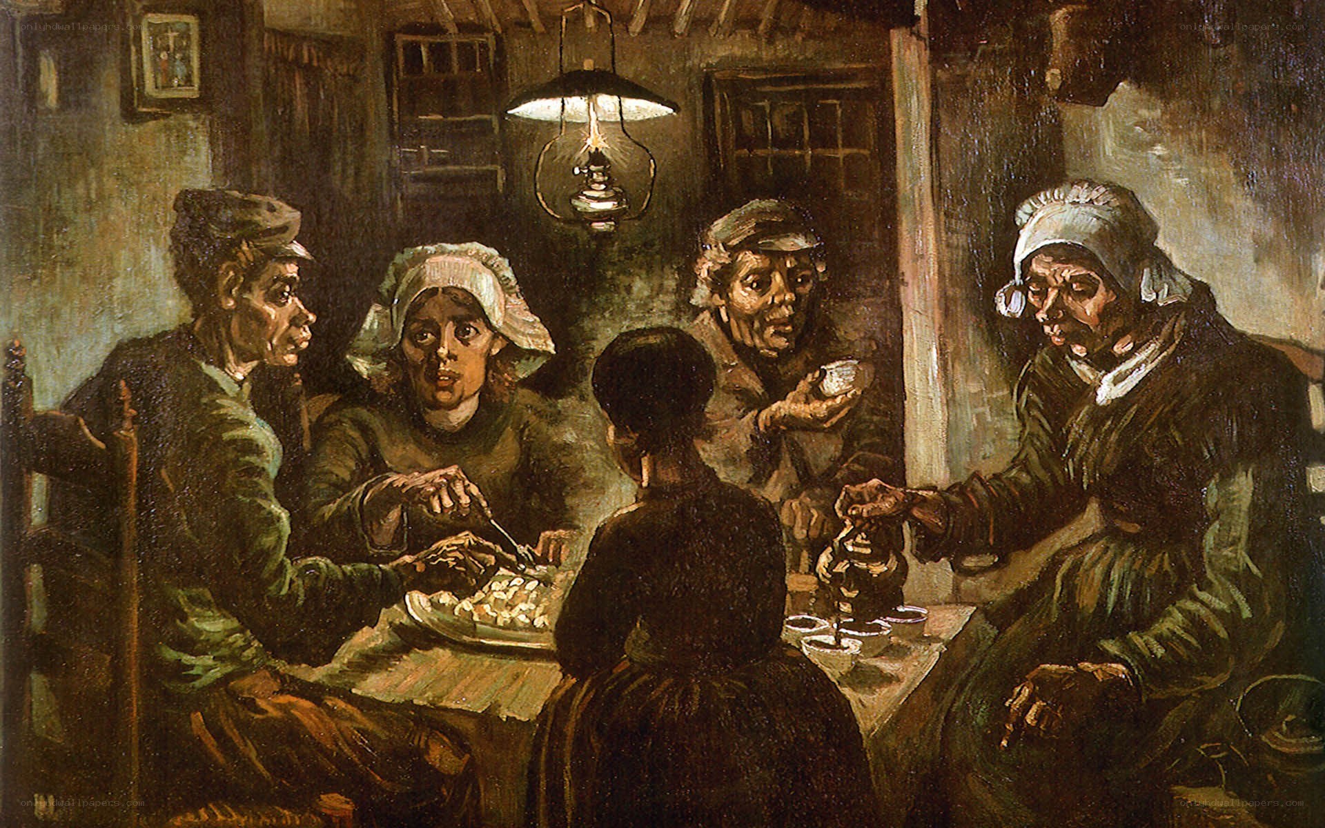 Peasants Eating Potatoes
