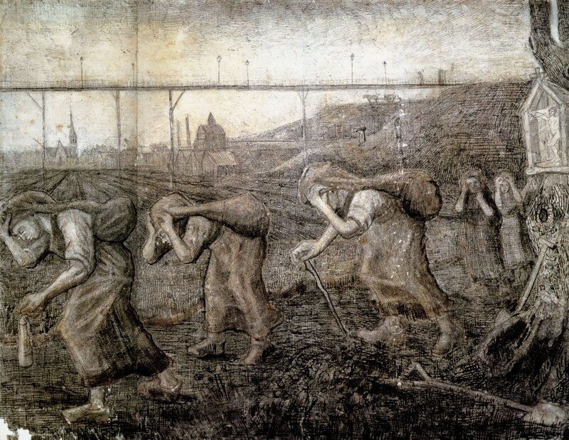 Peasants in a Field