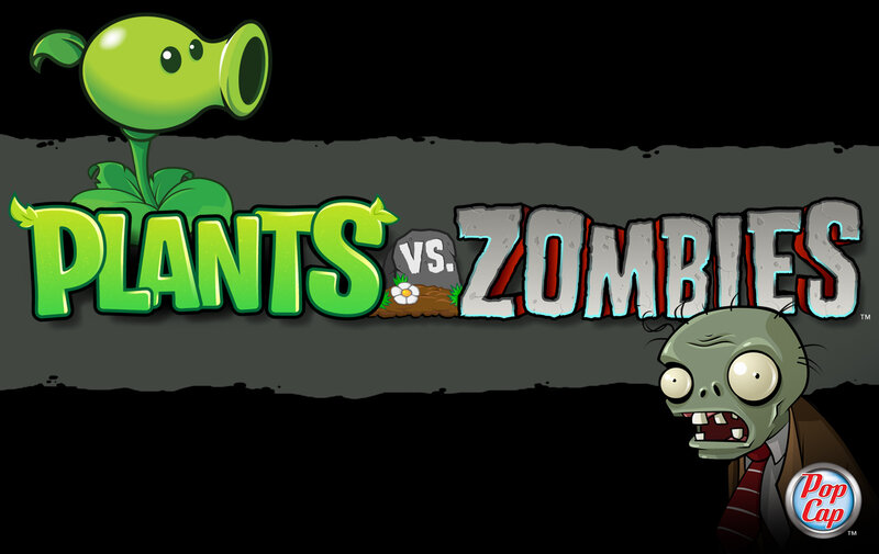 Peashooter and Zombie