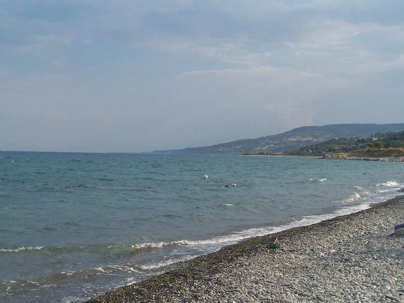 Pebble Beach and Sea — Blue