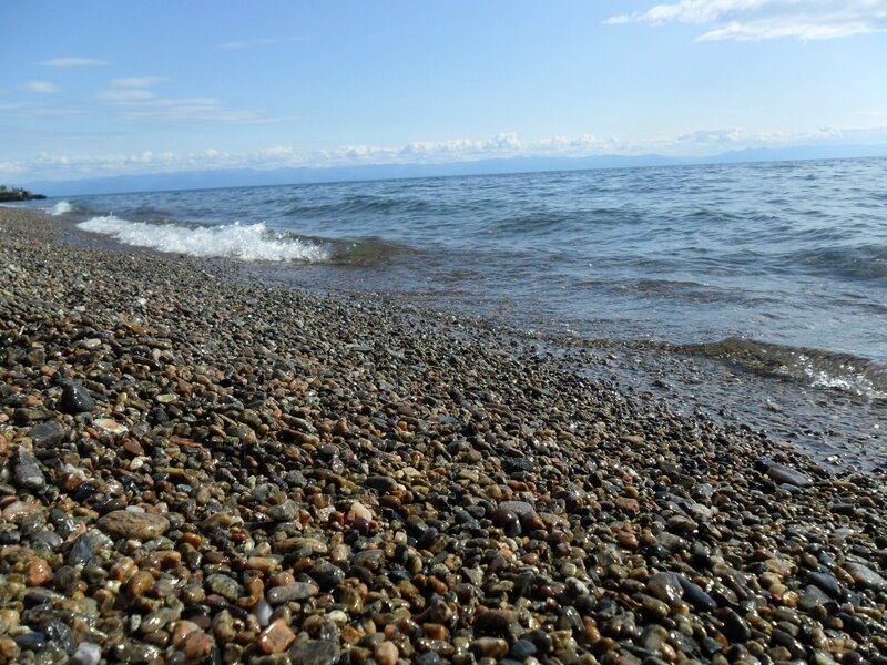 pebble beach by the sea