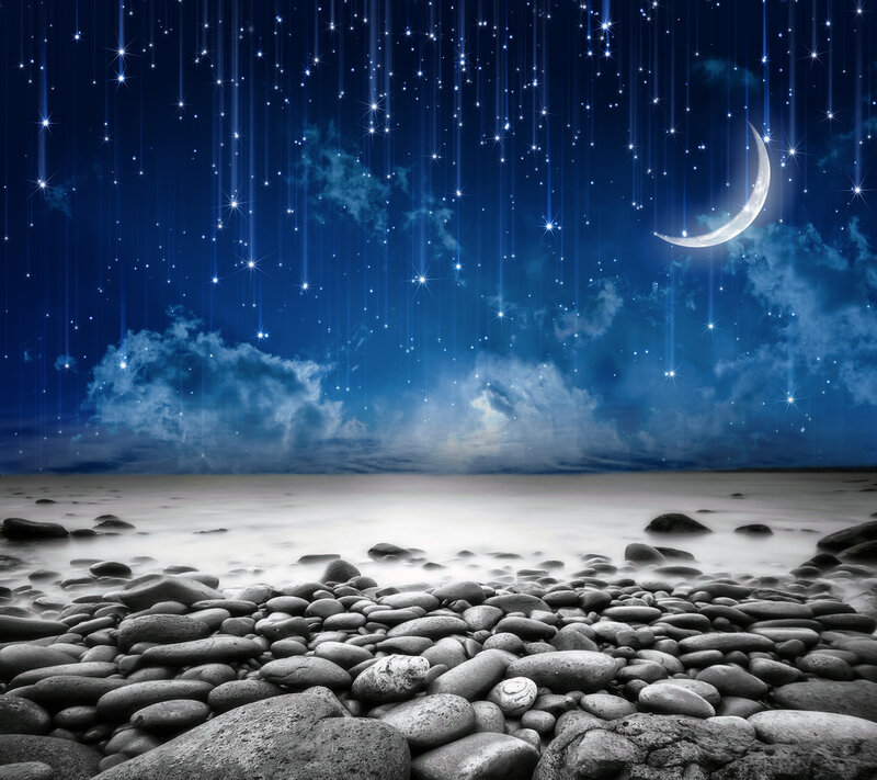 Pebble Beach under Stars