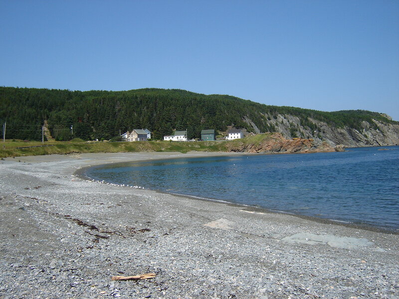 Pebble Beach with Houses