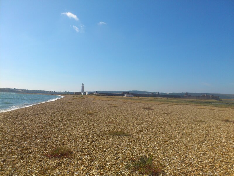 Pebble Beach with Lighthouse