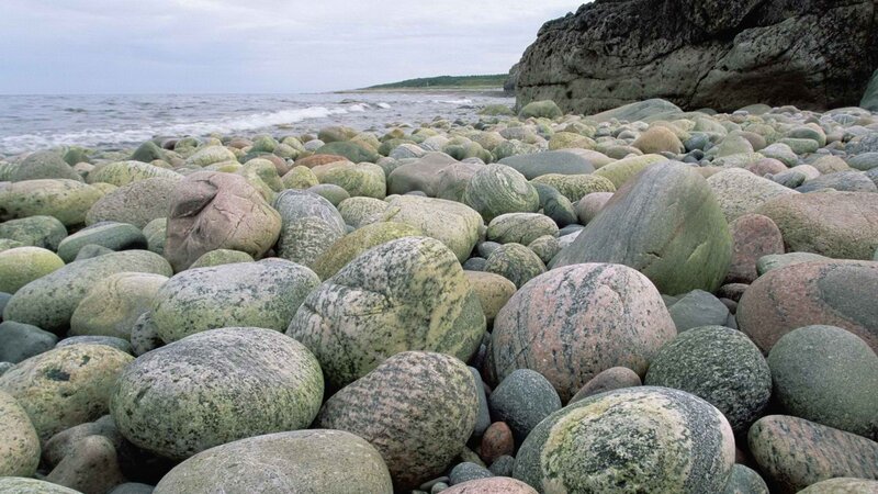 pebble beach with ocean view