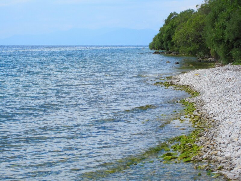 Pebble Beach with Sea