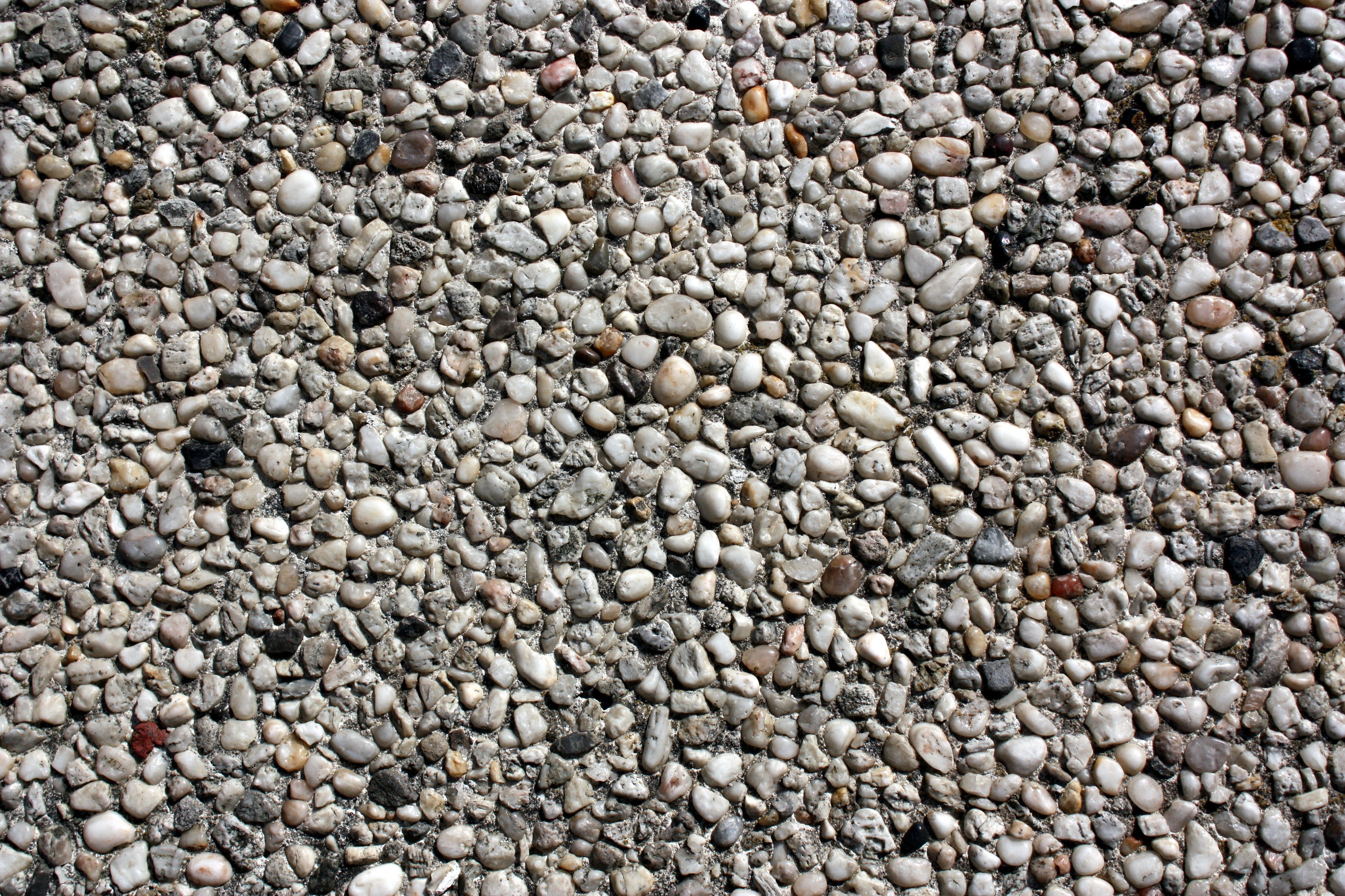 pebble concrete surface