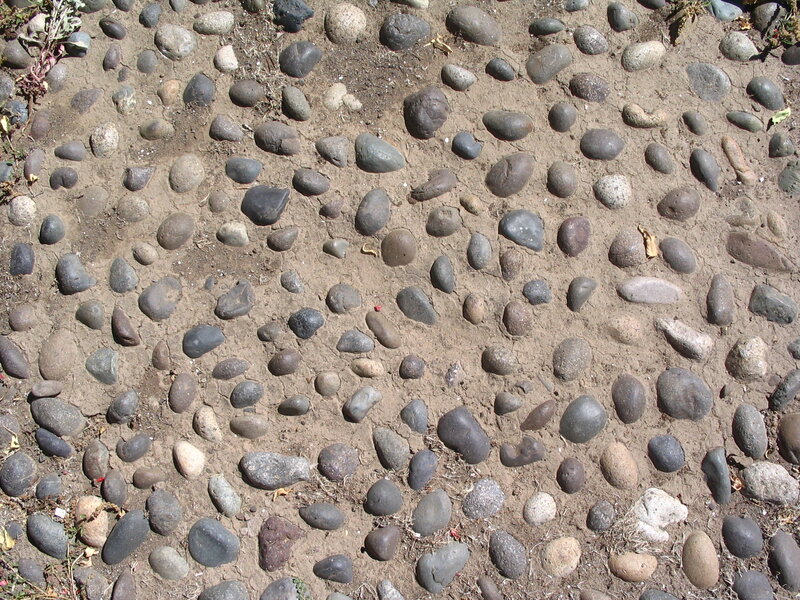 pebble path surface