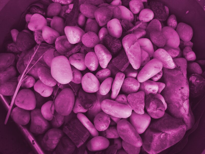 Pebbles in a Container