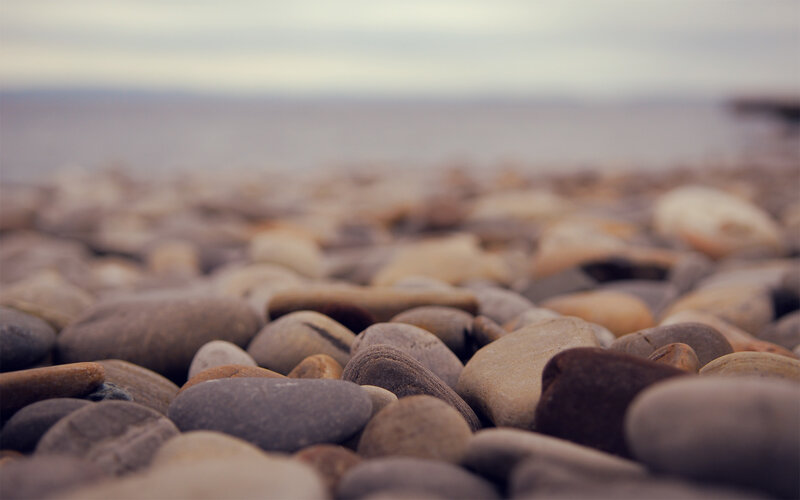 pebbles on a beach
