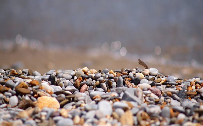 pebbles on a beach