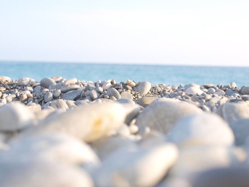 pebbles on a beach